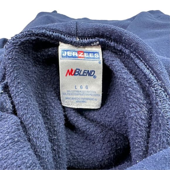 Vintage Jerzees University of Michigan Pullover Hoodie - Size Large - Picture 4 of 6